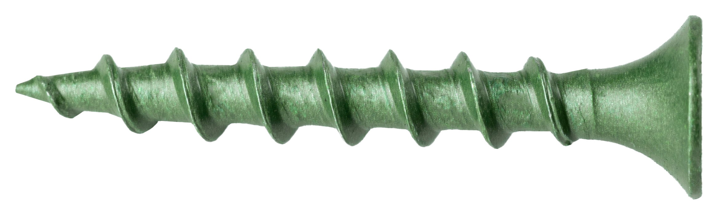 Wickes Exterior Grade Green Screws - 4 x 30mm - Pack of 50