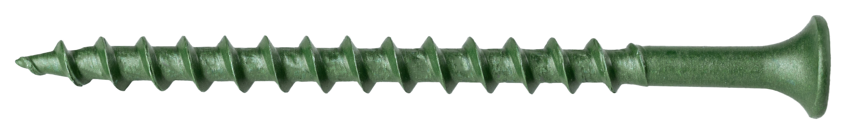 Wickes Exterior Grade Green Screws - 4 x 65mm - Pack of 50