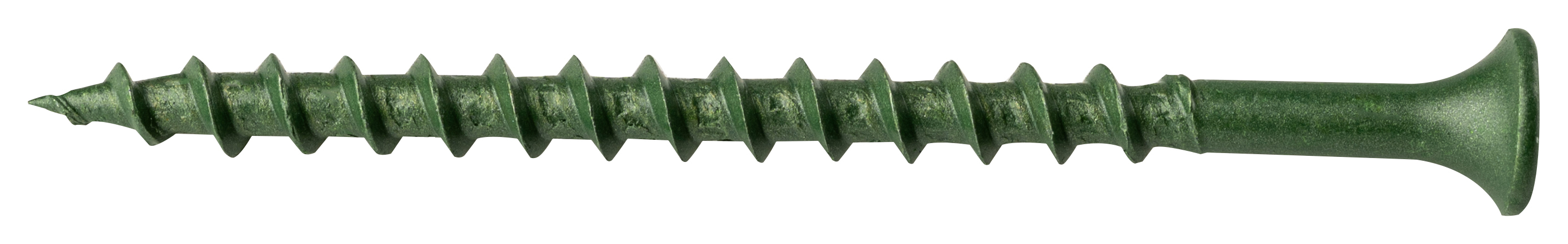 Wickes Exterior Grade Green Screws - 4 x 65mm - Pack of 500