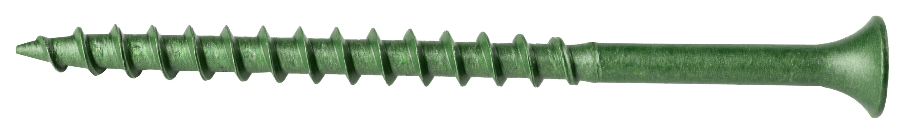 Wickes Exterior Grade Green Screws - 5 x 75mm - Pack of 50