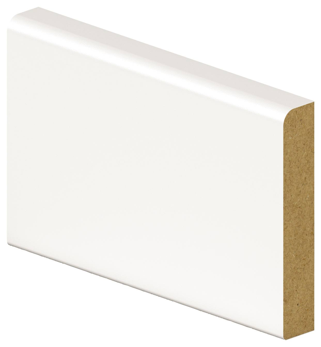 Wickes Pencil Round White Fully Finished Skirting - 14.5 x 94 x 2400mm - Pack of 4