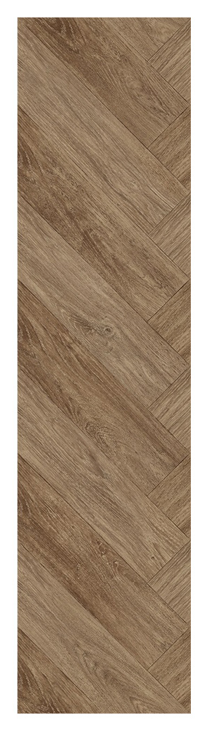 Napoli Walnut Brown Herringbone 8mm Laminate Flooring - Sample