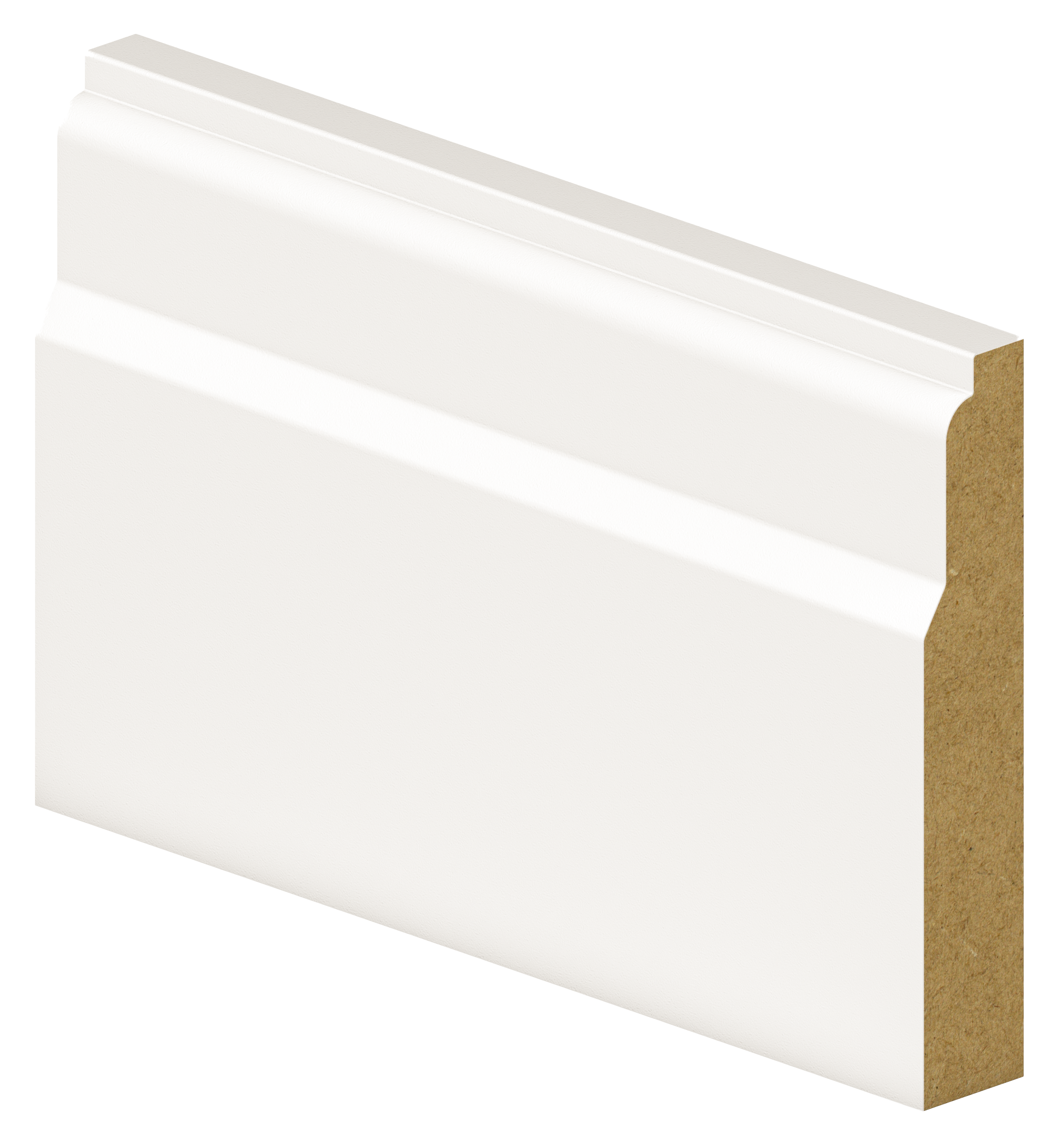 Wickes Lambs Tongue Primed MDF Architrave - 18 x 69 x 2100mm - Pack of 5