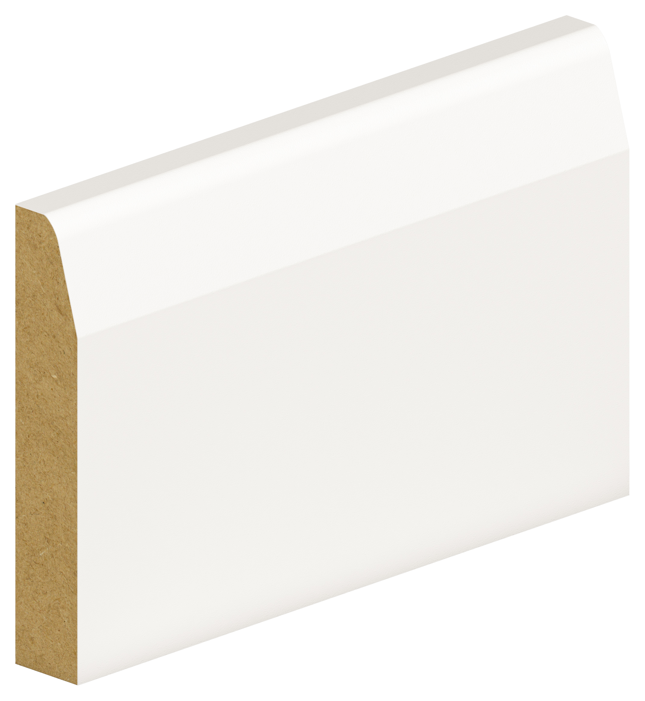 Image of Chamfer and Round Primed MDF Architrave - 18 x 69 x 2200mm - Pack of 5