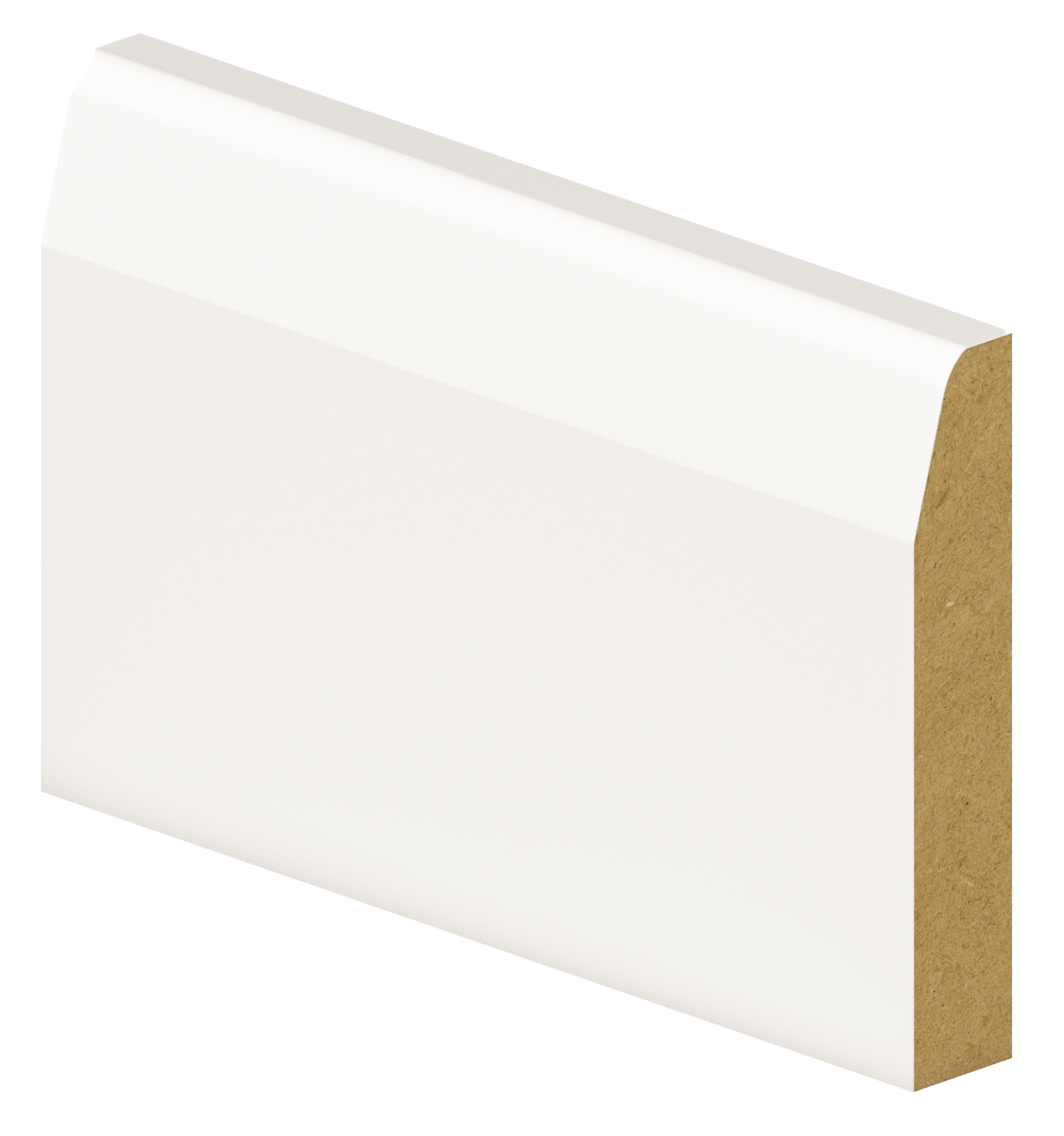 Image of Chamfer and Round Primed MDF Architrave - 18 x 69 x 2200mm - Pack of 5