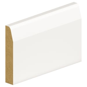 Wickes Chamfer and Round Primed MDF Architrave - 18 x 69 x 2200mm - Pack of 5