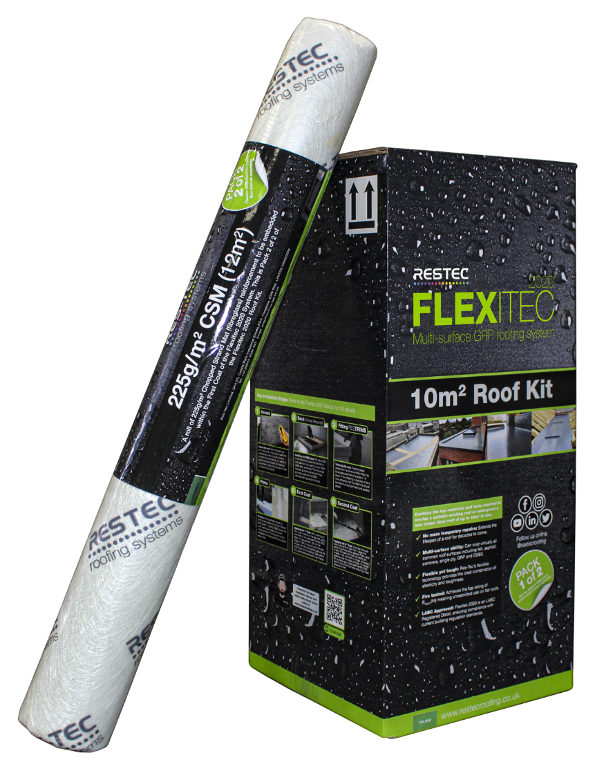 Image of Restec 2020 Flexitec GRP Roofing Kit - 10m2