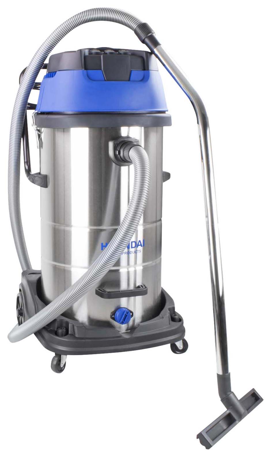 Hyundai HYVI10030 100L Triple Motor Wet & Dry Industrial Vacuum Cleaner - 3000W