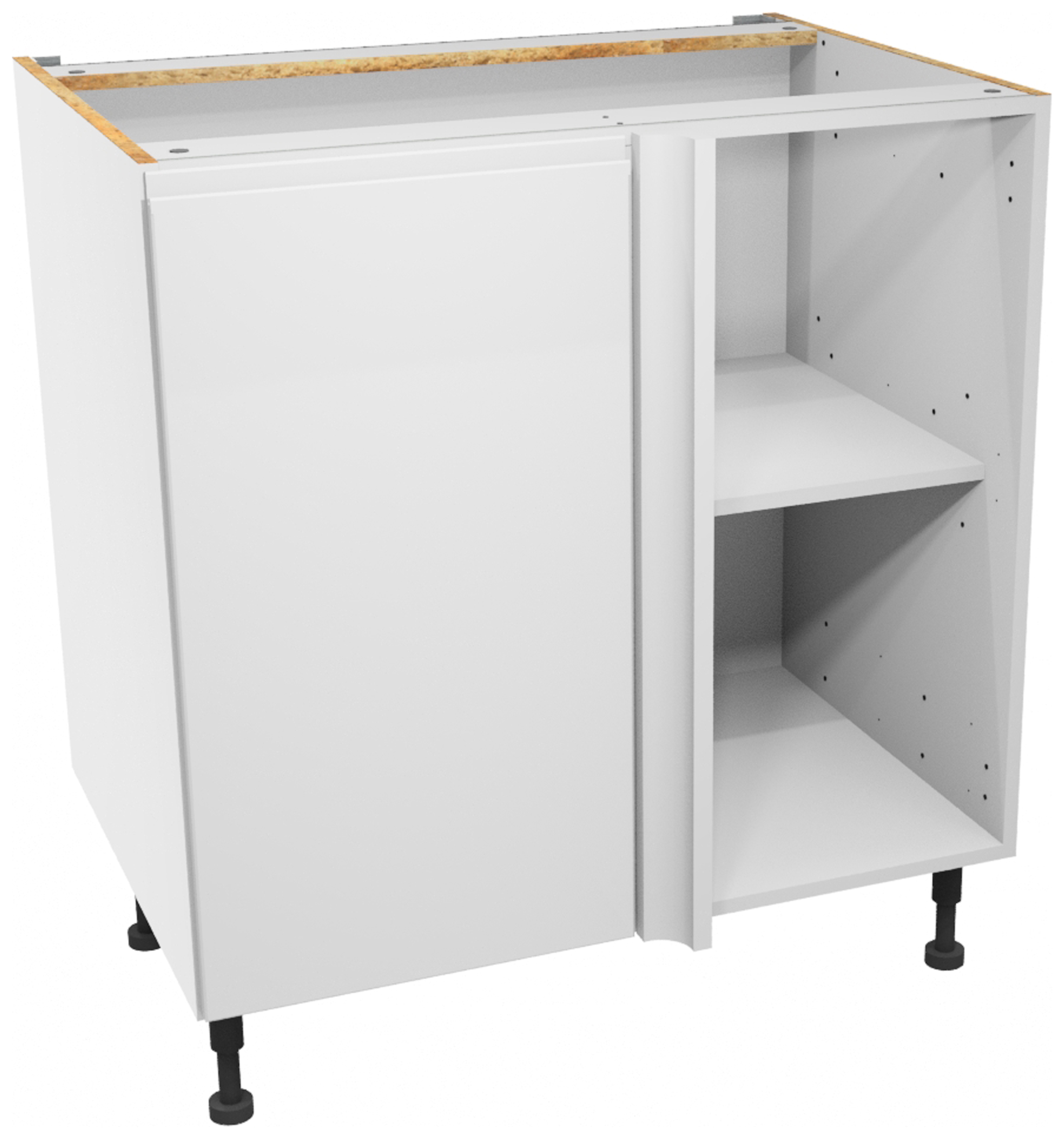 Wickes Madison Matt White Corner Base Unit -