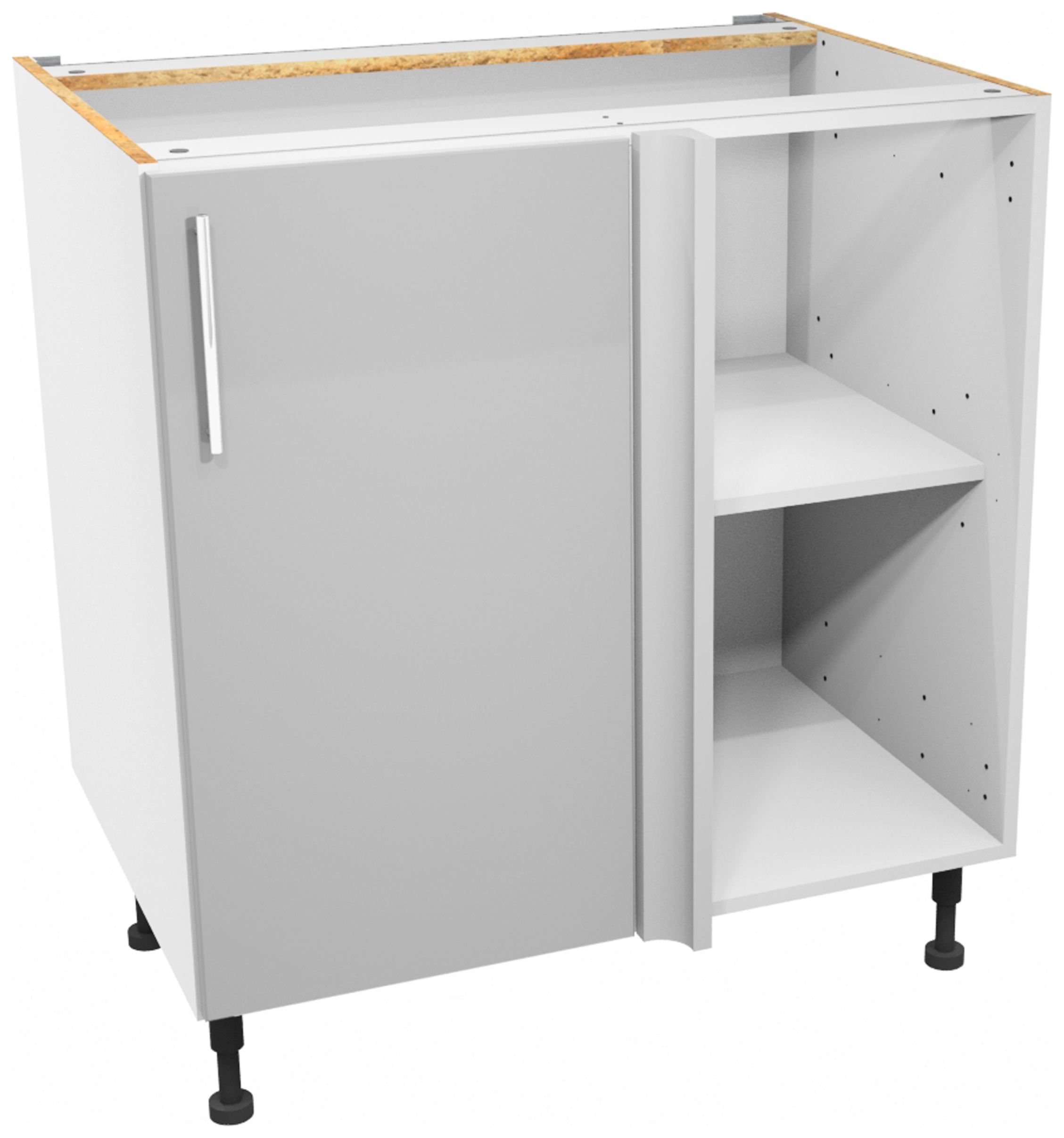 Wickes Orlando Grey Corner Base Unit - 800mm