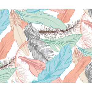 Image of Origin Murals Oversized Feathers Multi Wall Mural - 3 x 2.4m