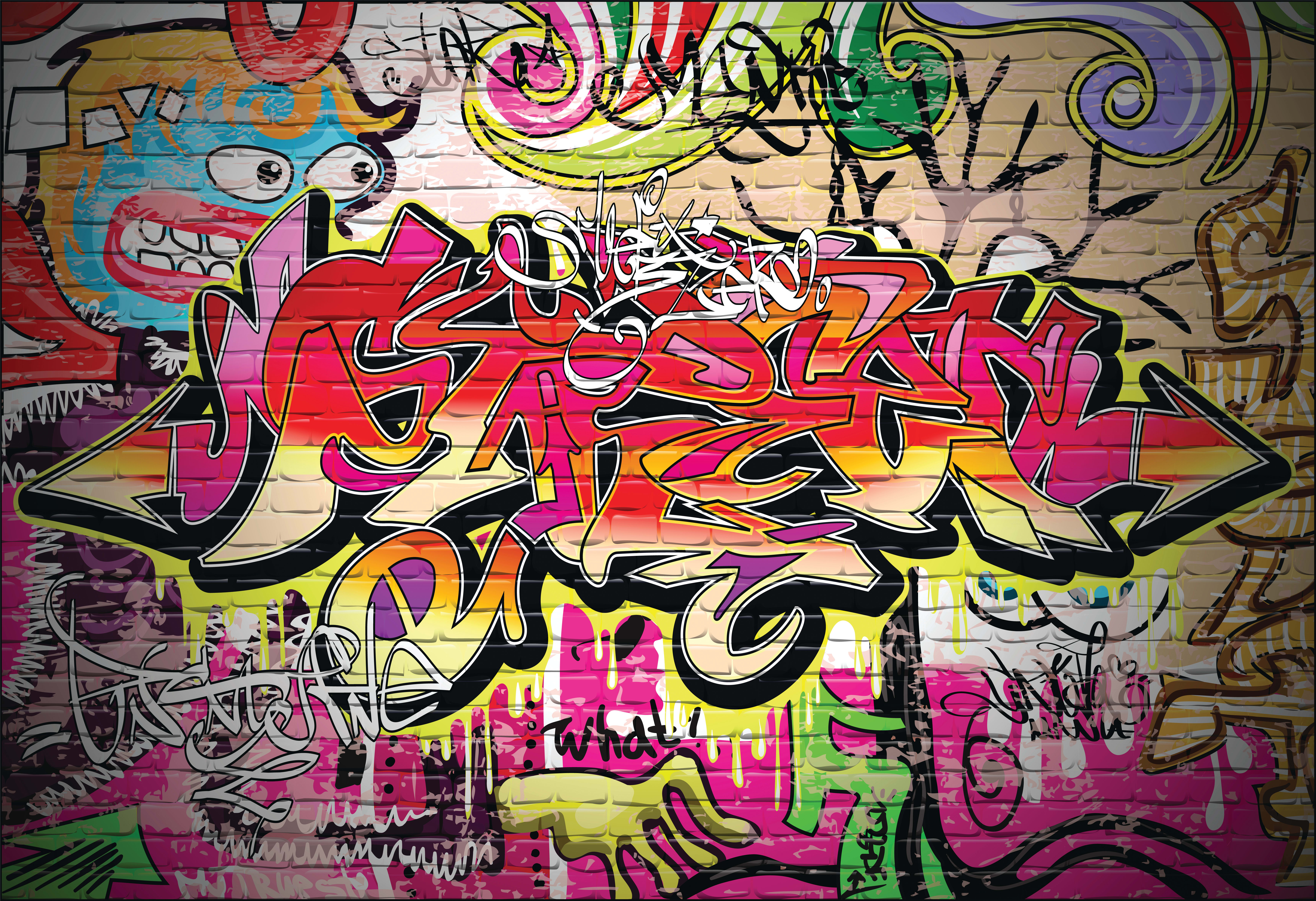 Origin Murals City Graffiti Multi Wall Mural -
