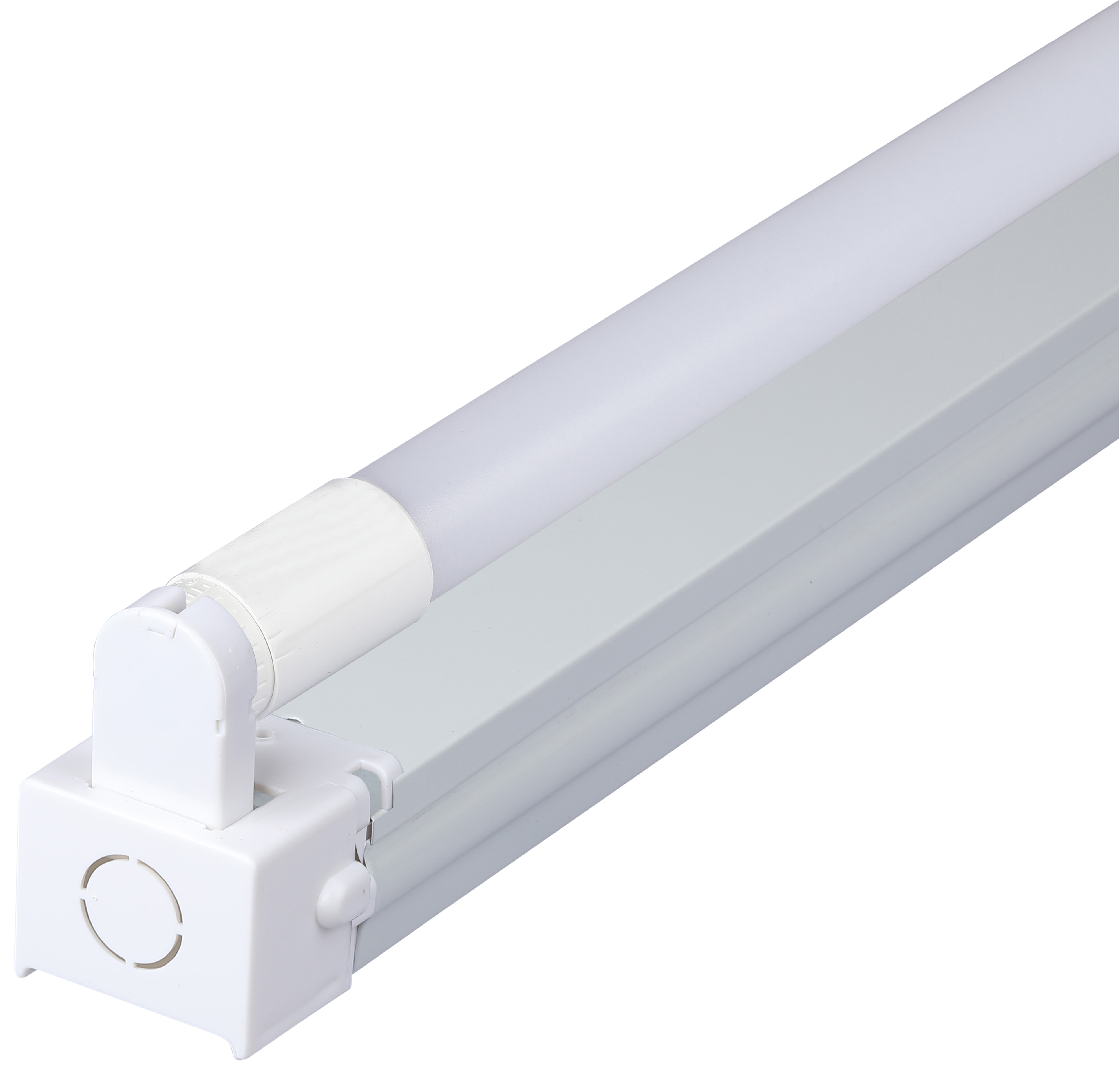 V-TAC T8 LED Single Batten 18W 4000K - 1200mm