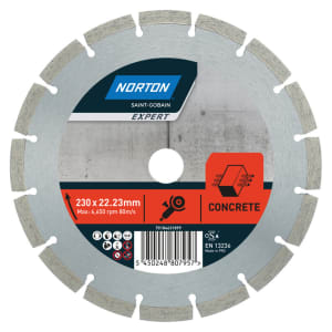 Norton Expert Diamond Concrete Cutting Blade - 230 x 22.23mm