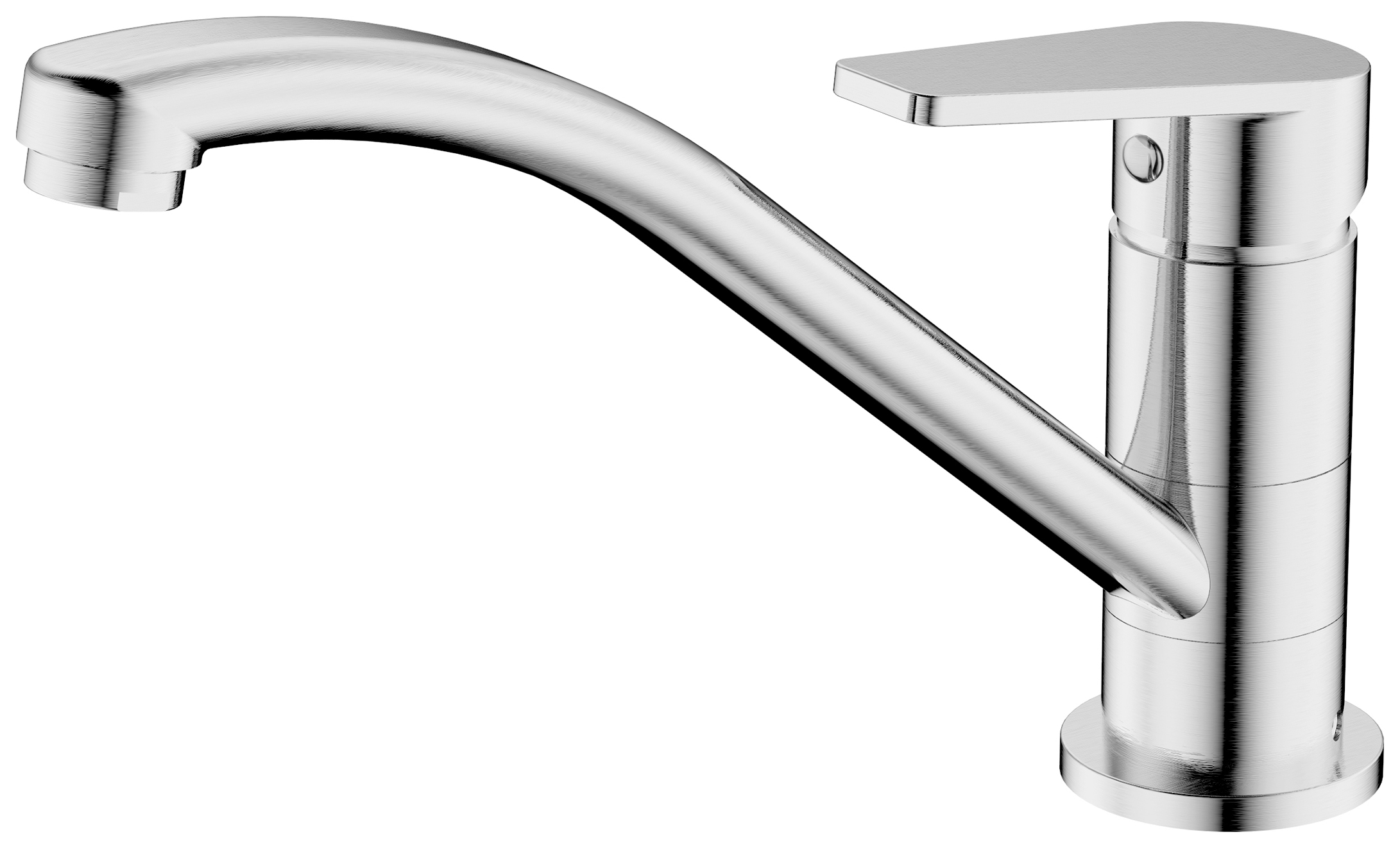 Bristan Cinnamon Easyfit Monobloc Sink Mixer - Brushed Nickel