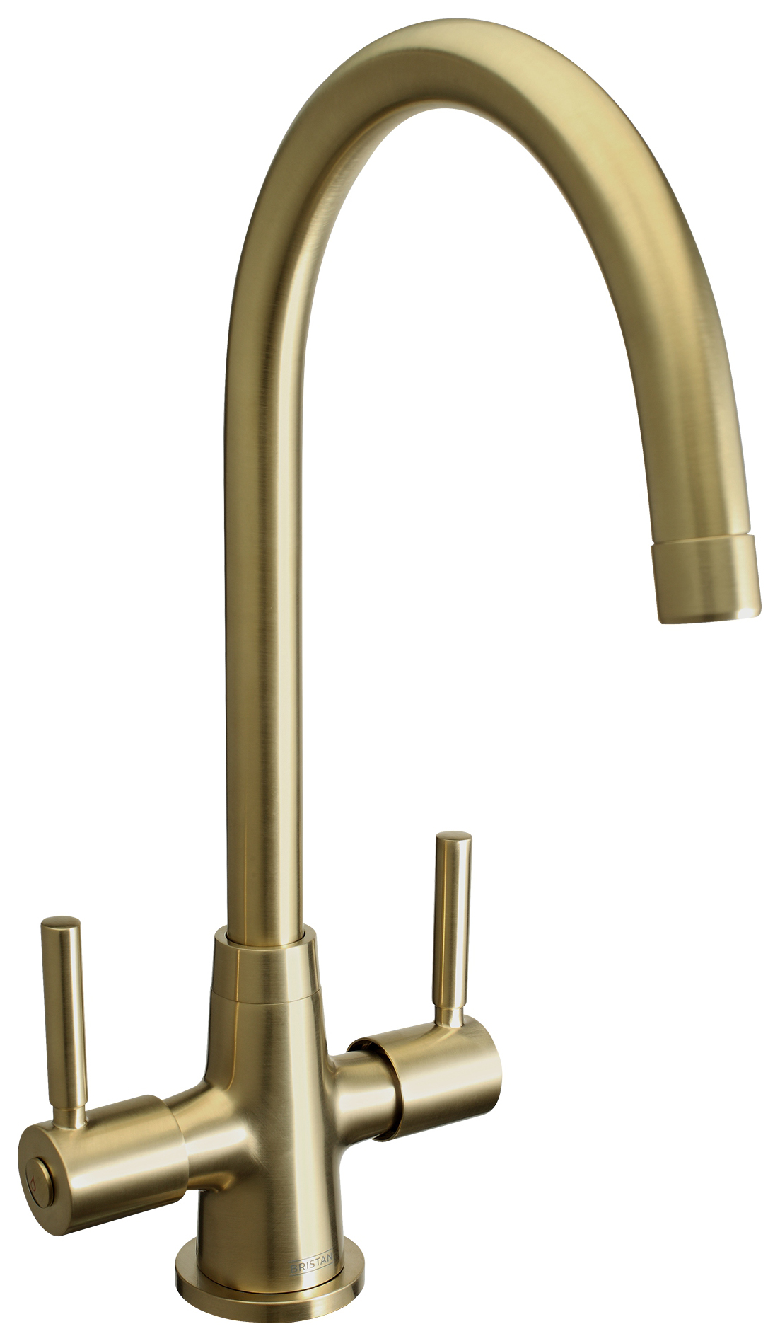 Bristan Monza Easyfit Mono Sink Mixer - Brushed Brass