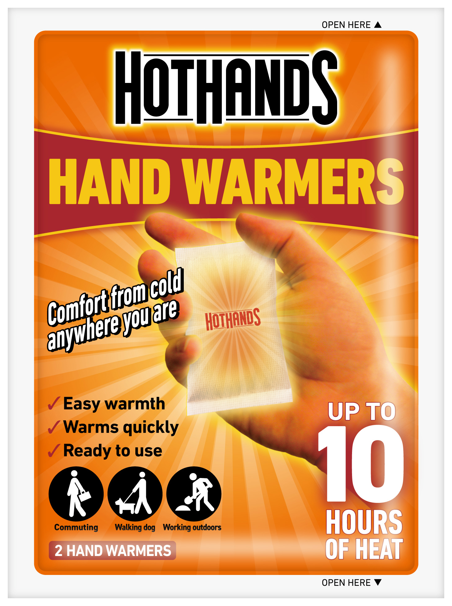Hot Hands Hand Warmers - 1 Pair
