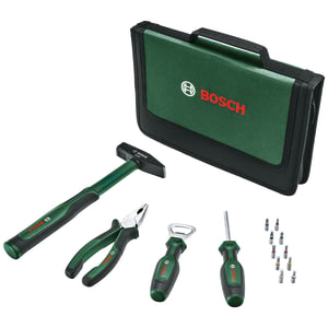 Bosch 1600A027PT 14 Piece Easy Starter Hand Tool Set