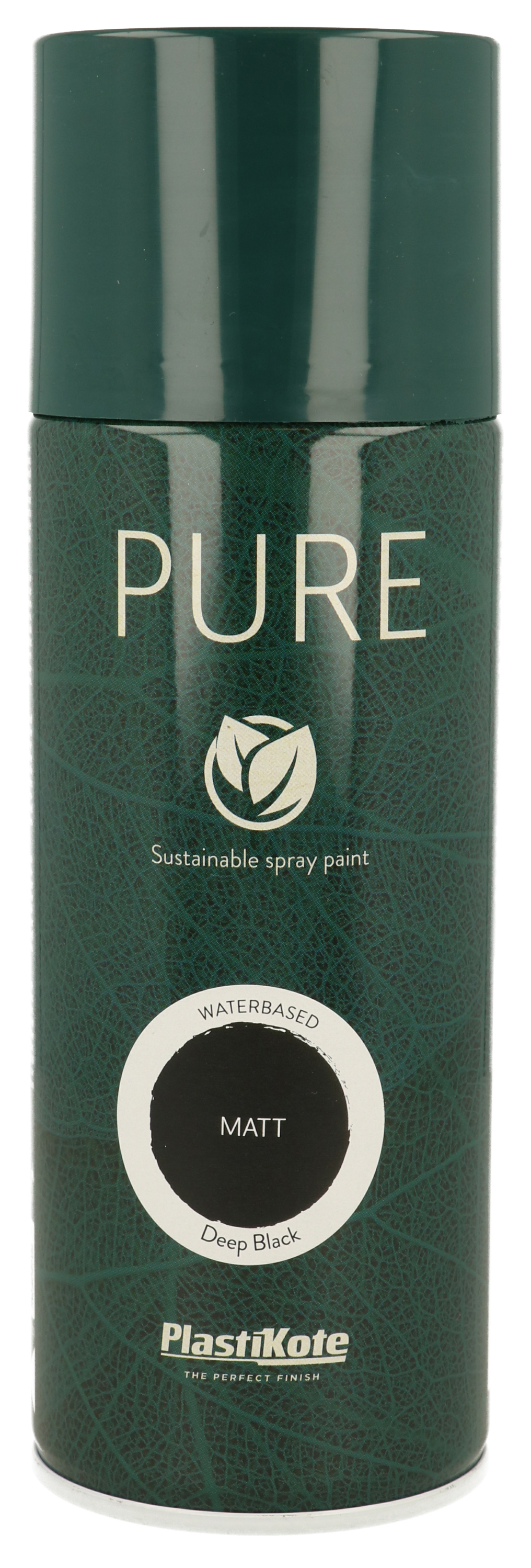 PlastiKote Pure Matt Spray Paint - Deep Black - 350ml