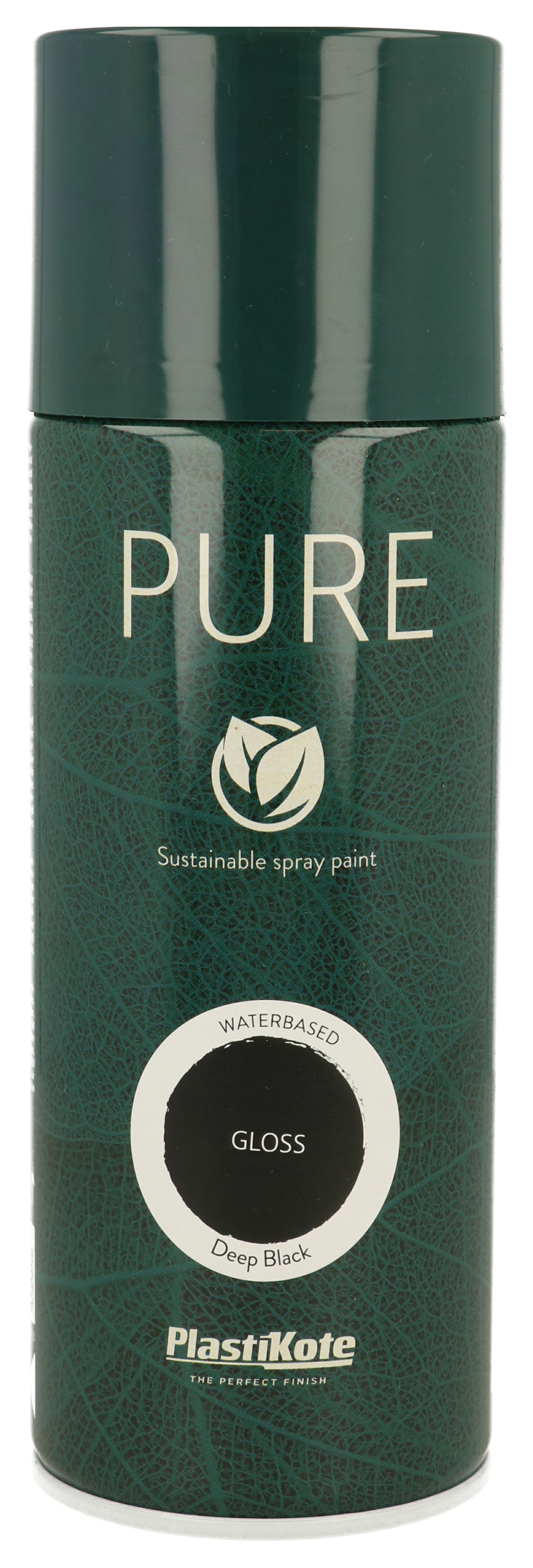 PlastiKote Pure Gloss Spray Paint - Deep Black - 350ml