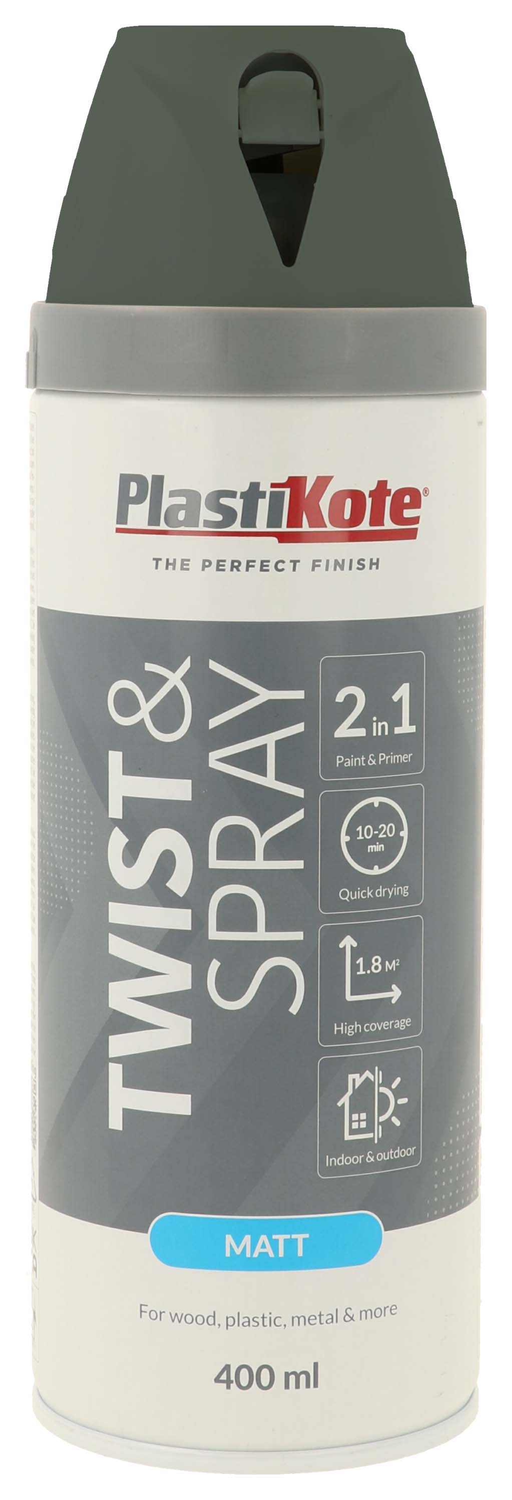 PlastiKote Stone Touch Textured Spray Paint 7 Colors 400ml Real