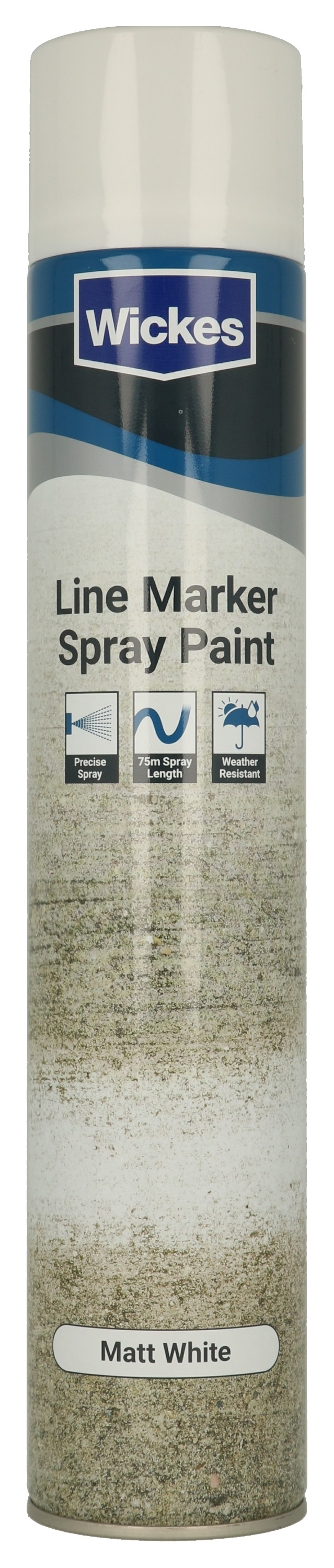 Wickes White Line Marker Spray Paint - 750ml
