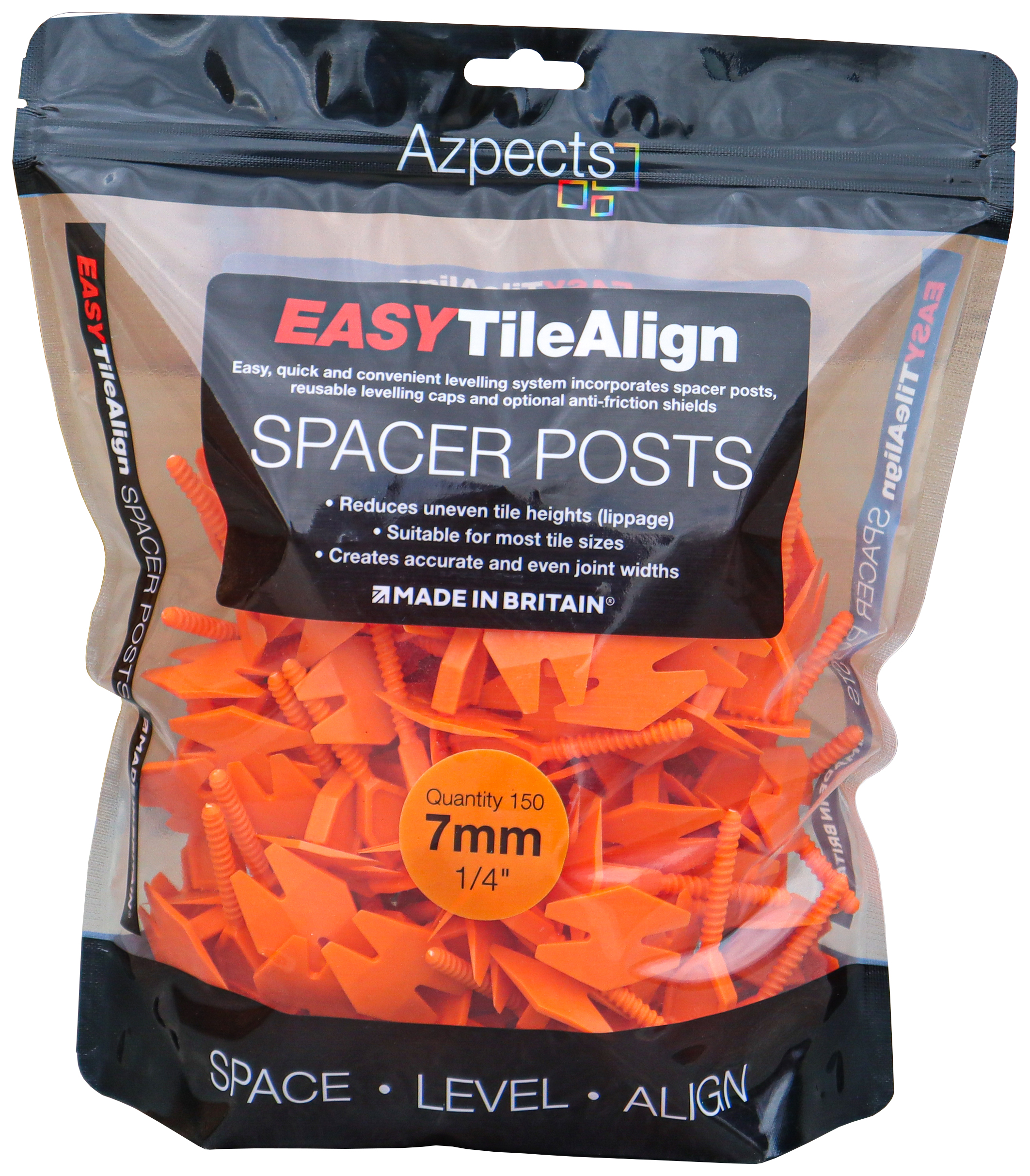 Easy Tile Align 7mm Spacer Posts - Pack of 150