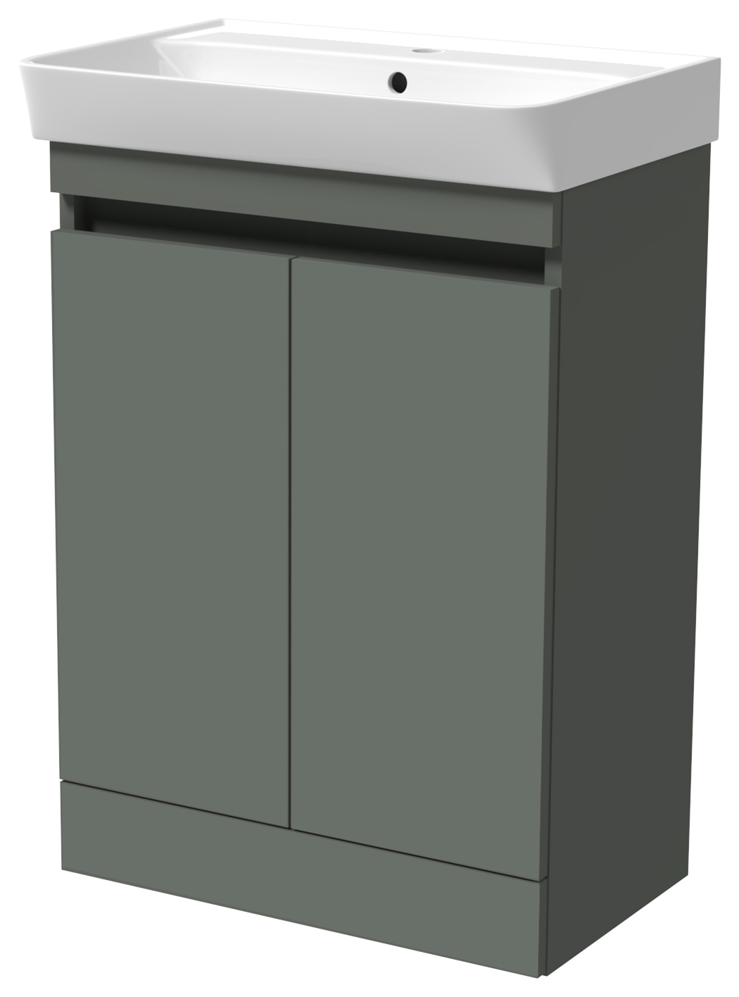 Wickes Easton Reed Green Vanity Unit - 800 x 600mm