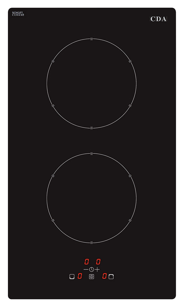 CDA HN3621FR 2 Zone 30cm Induction Hob - Black