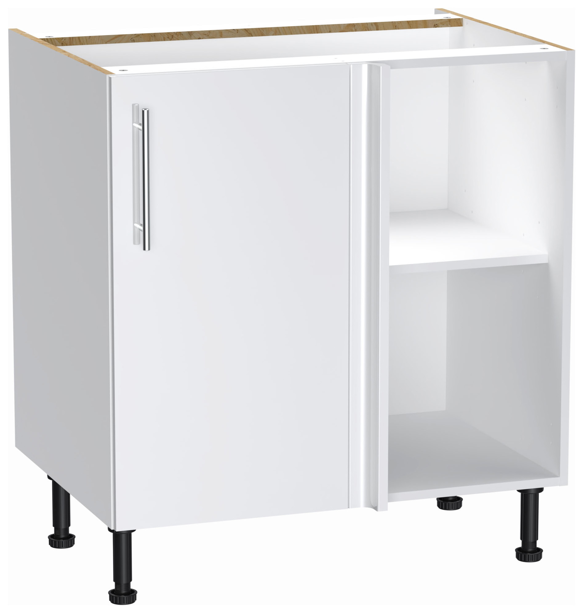 Wickes Orlando White Corner Base Unit - 800mm