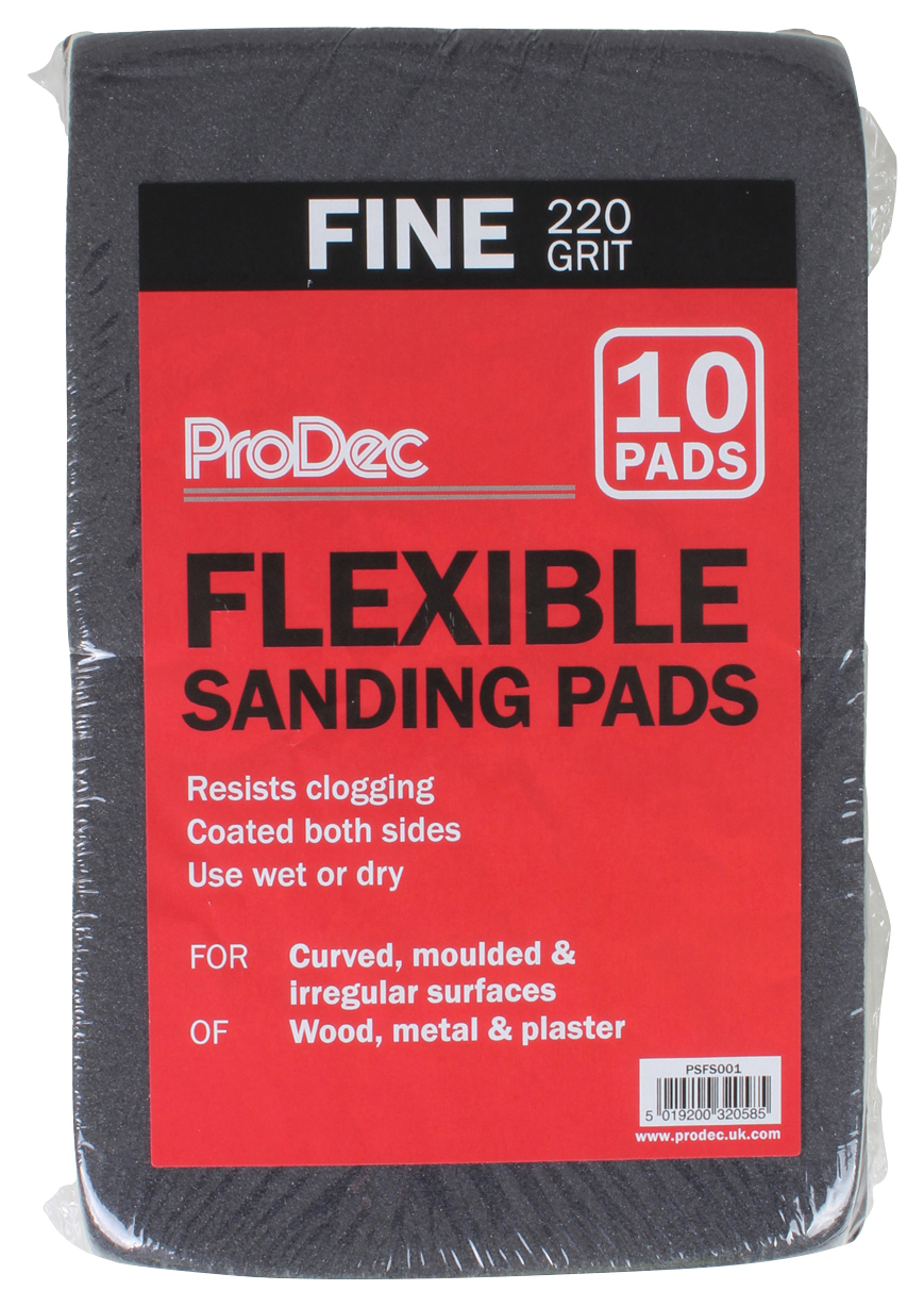 ProDec Contour Fine Double Sided Sanding Pads - Pack of 10