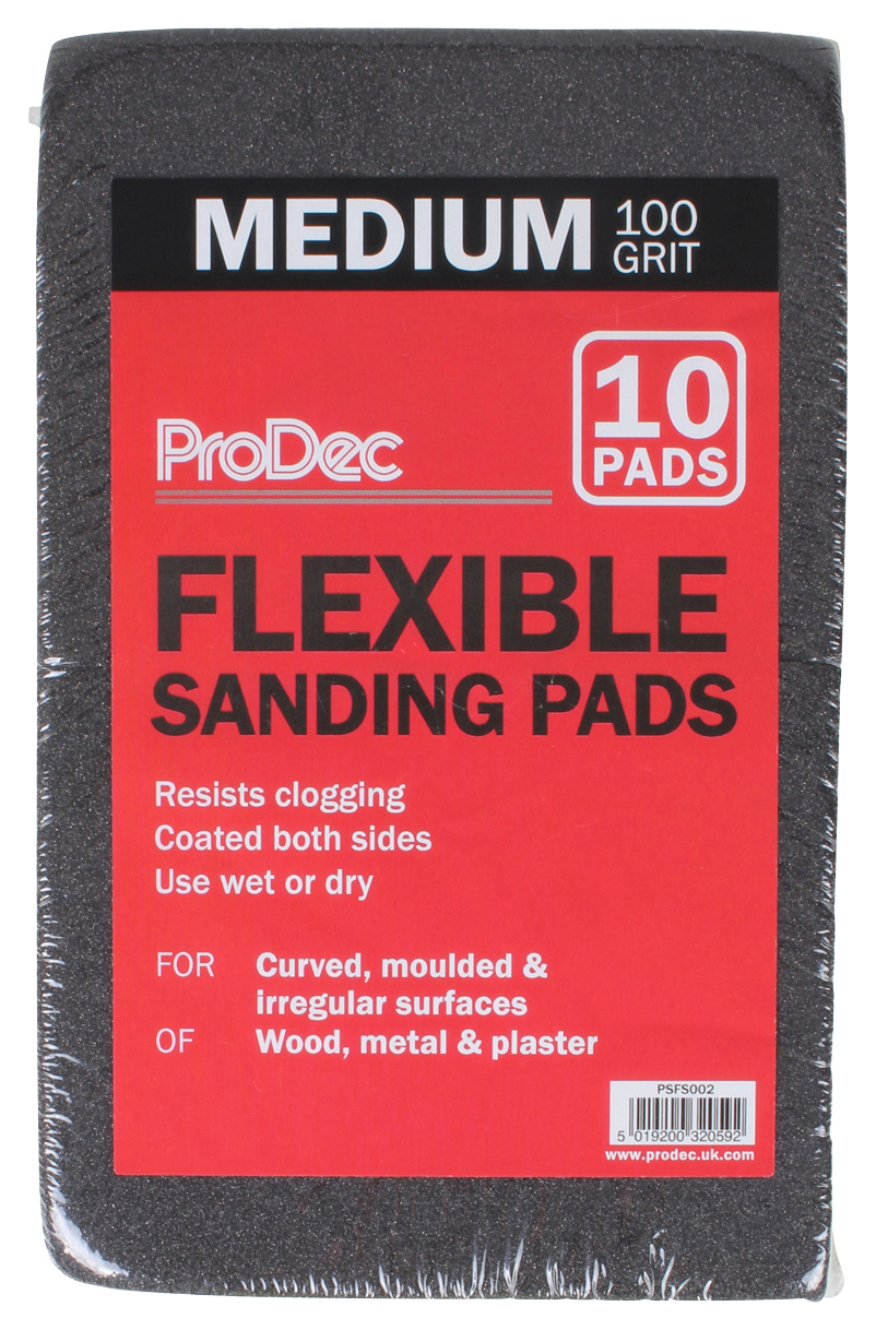 ProDec Contour Medium Double Sided Sanding Pads - Pack of 10