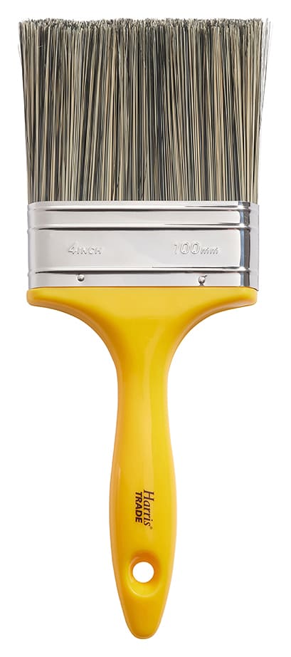 Harris Trade 4" Flat Masonry Paint Brush Wickes.co.uk