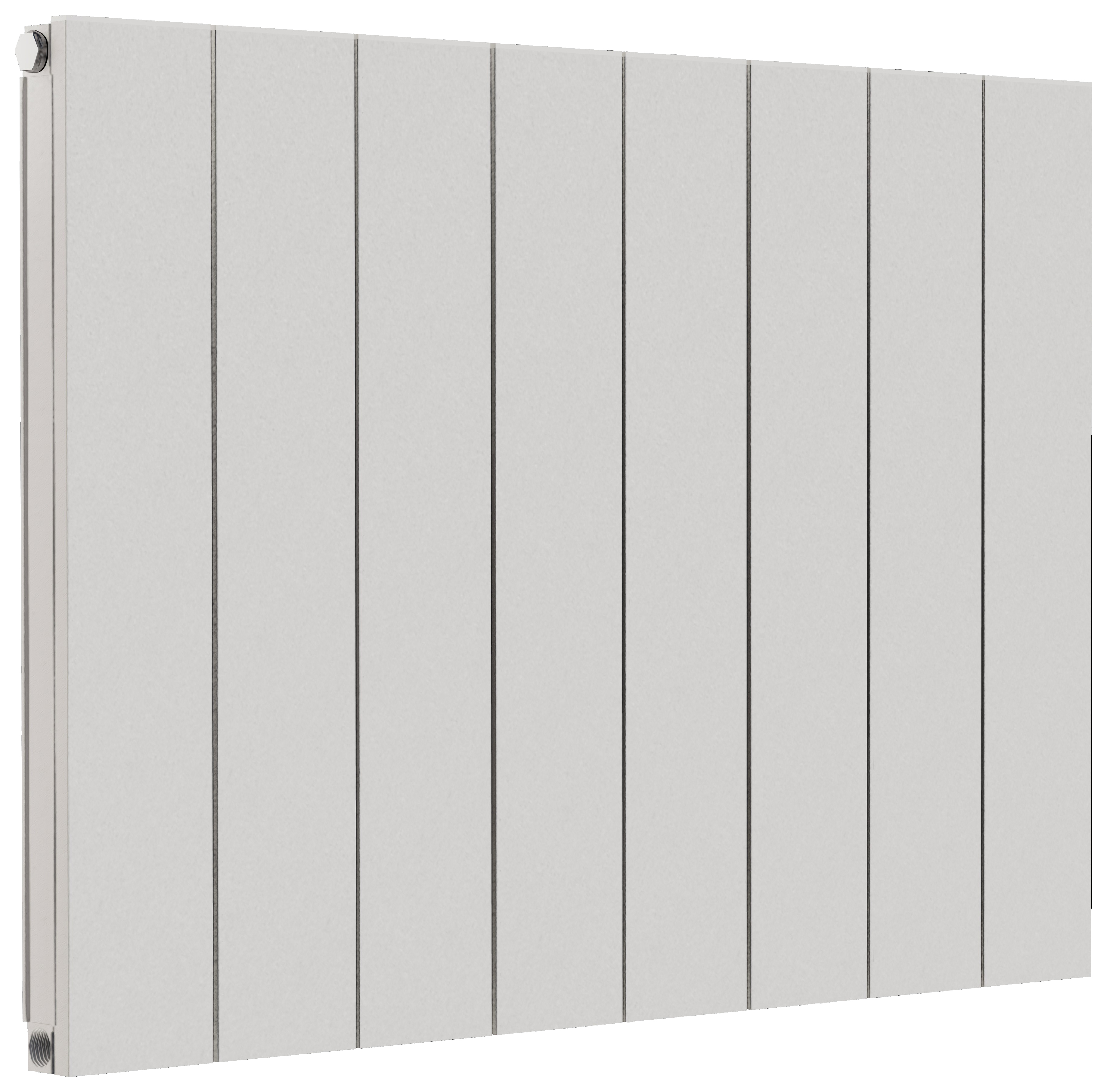 Towelrads White Ascot Single Horizontal Designer Radiator - 600 x 817mm