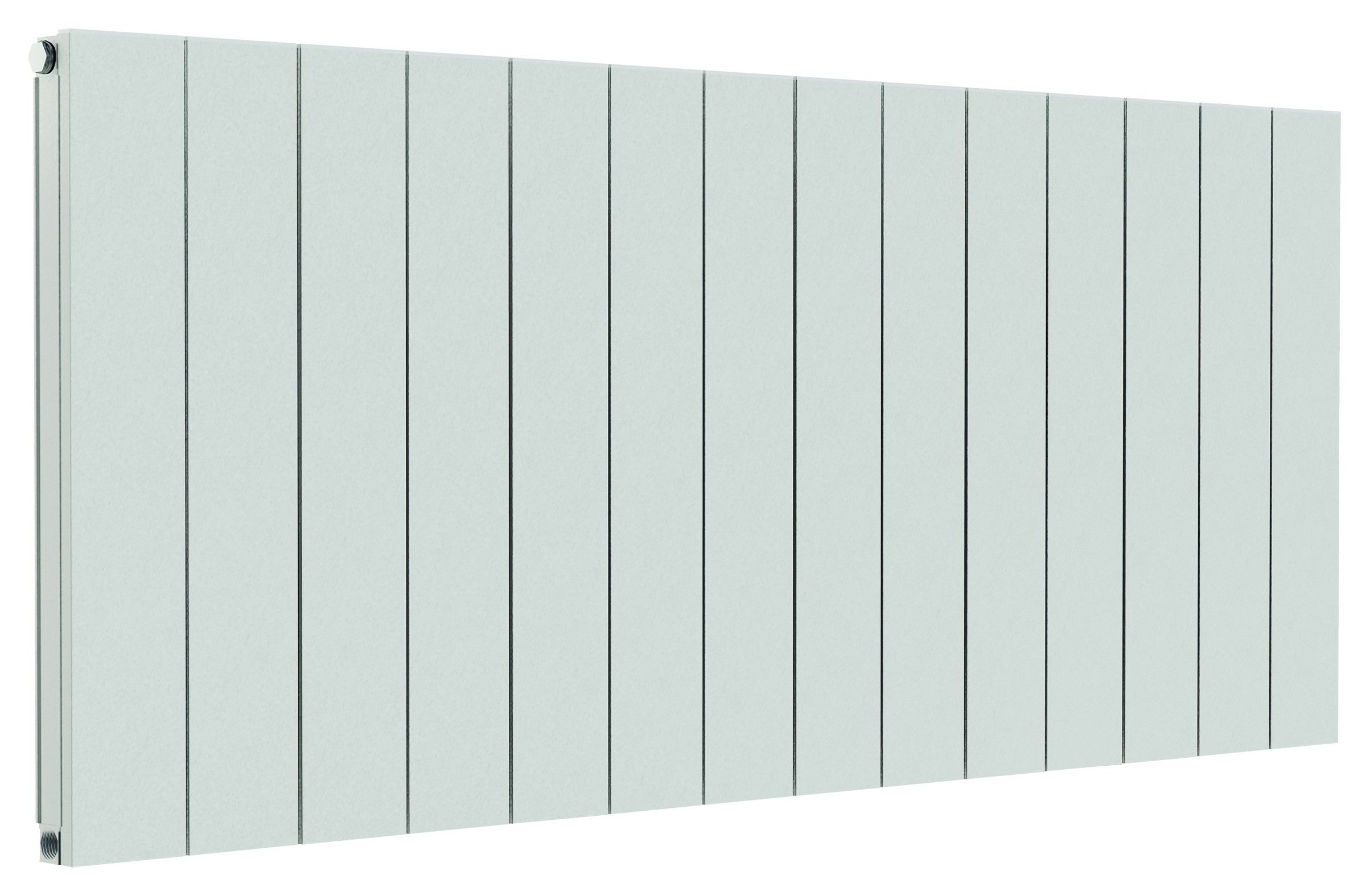 Towelrads Ascot Double Horizontal Designer Radiator - White 600mm -- Various Widths Available