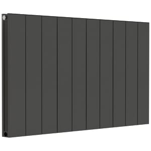 Towelrads Ascot Double Vertical Designer Radiator - Anthracite 600mm - Various Widths Available
