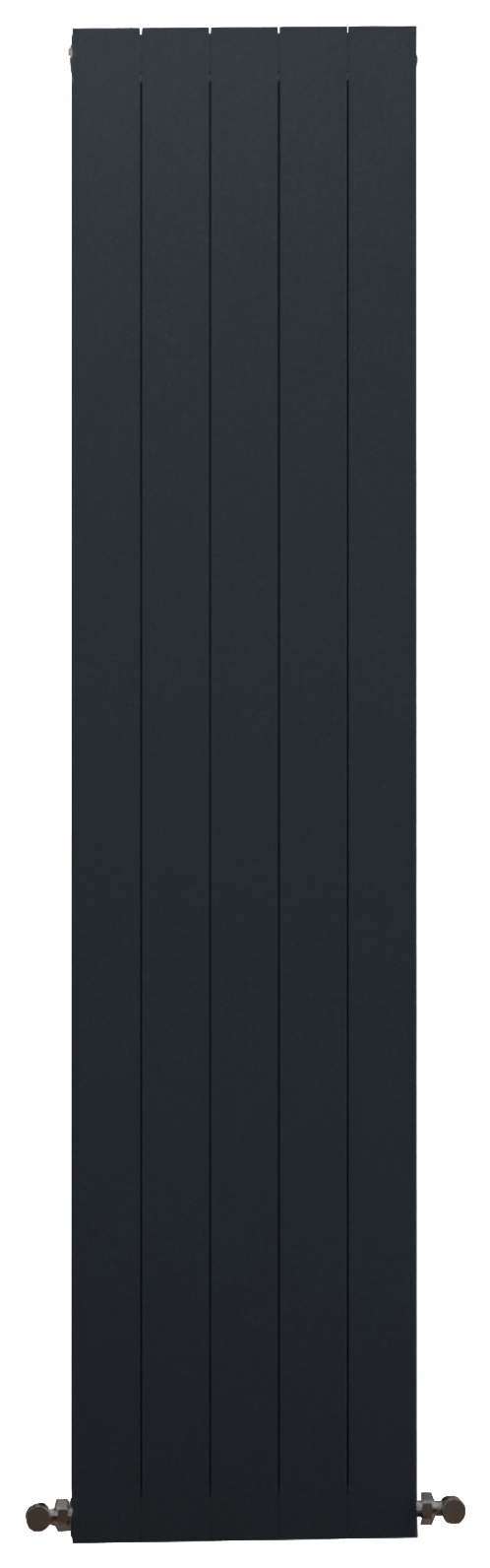 Towelrads Walton Vertical Aluminium Designer Radiator - Black 1800mm - Various Widths Available