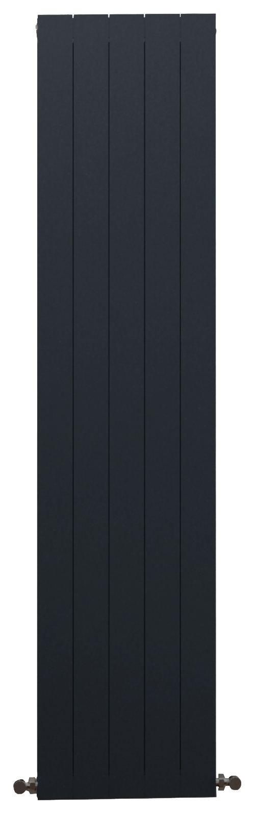 Towelrads Walton Black Vertical Aluminium Designer Radiator - 1800 x 600mm