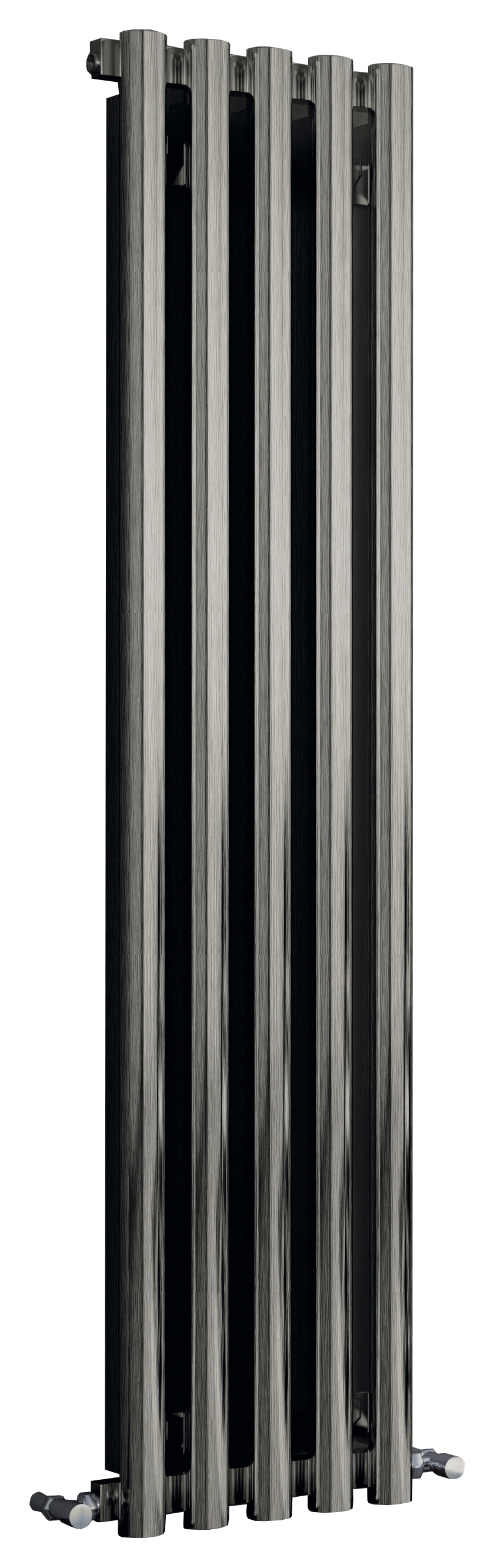 Towelrads Oxshott Vertical Aluminium Designer Radiator - Silver 1800mm - Various Widths Available