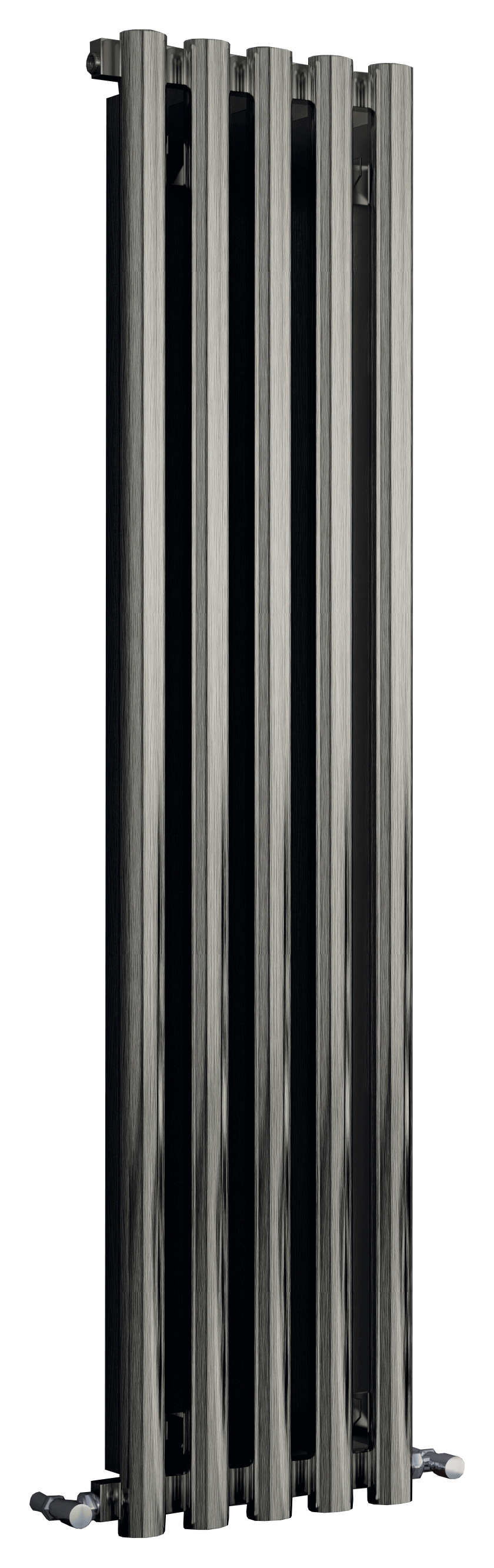 Towelrads Oxshott Vertical Aluminium Designer Radiator - Silver