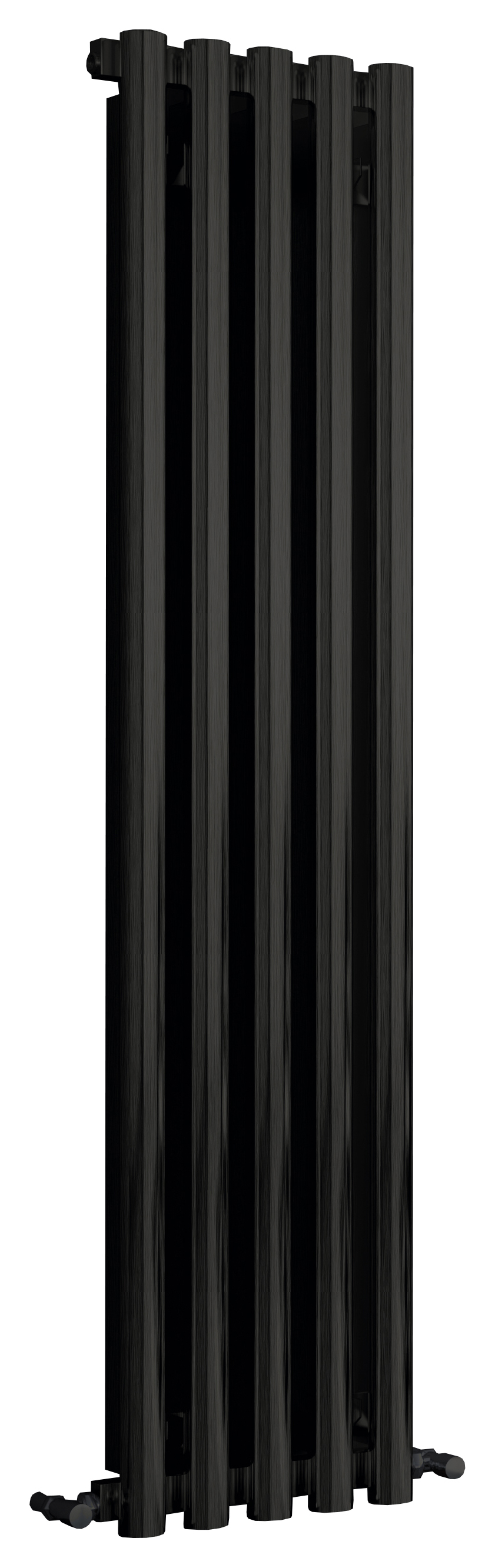 Towelrads Oxshott Black Vertical Aluminium Designer Radiator - 1800 x 495mm