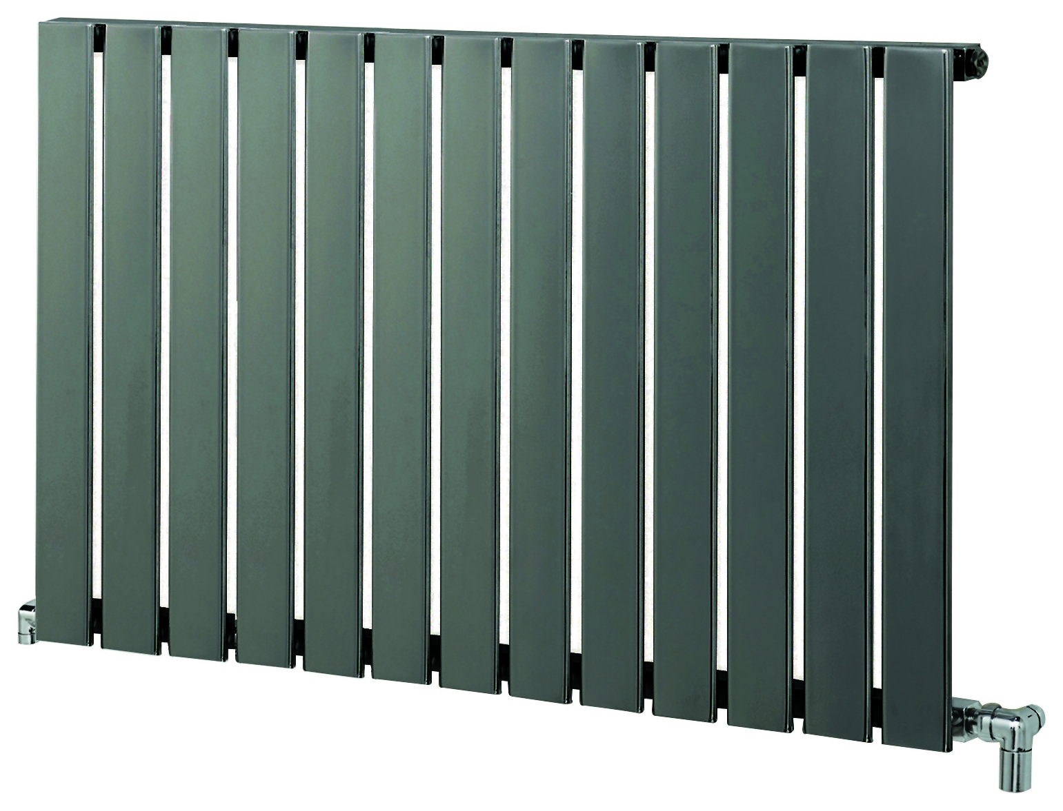 Image of Towelrads Anthracite Grey Merlo Single Horizontal Designer Radiator - 600 x 709mm