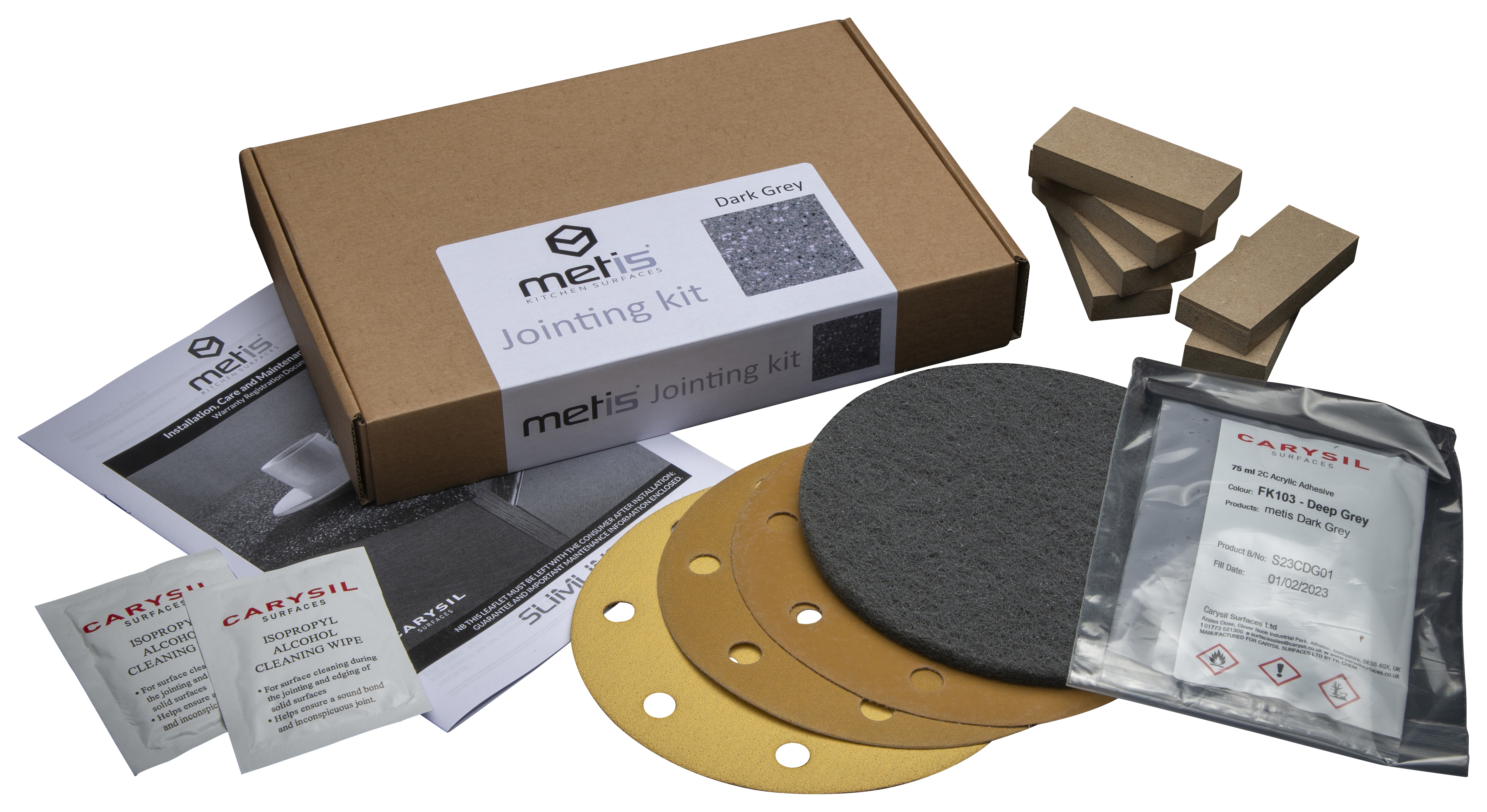 Metis dark grey joint kit