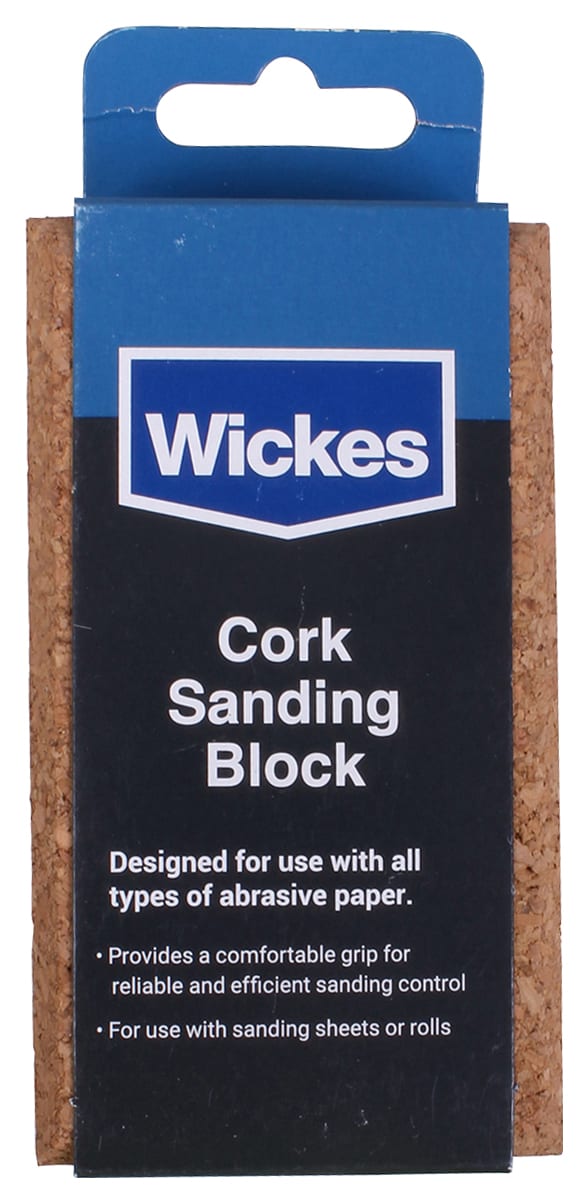 Wickes Cork Sanding Block 11 x 6cm Wickes.co.uk