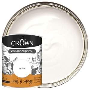Crown Stain Block Primer - White - 750ml