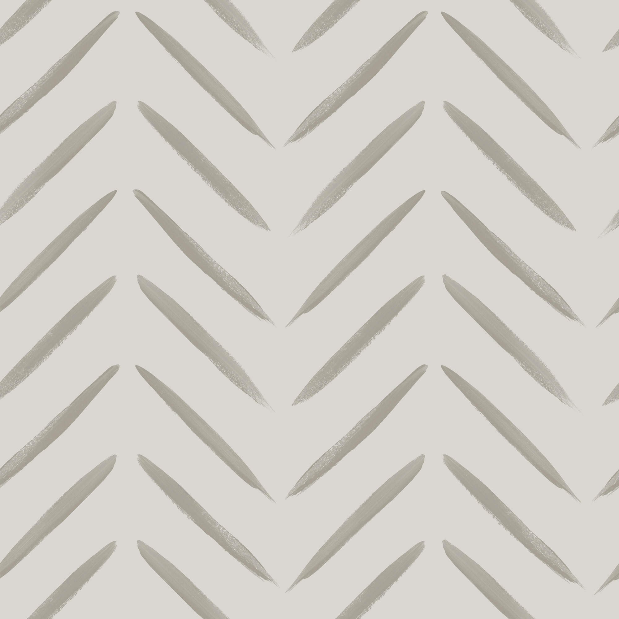 Image of Holden Decor Chevron Brush Marks Taupe Wallpaper - 10.05m x 53cm