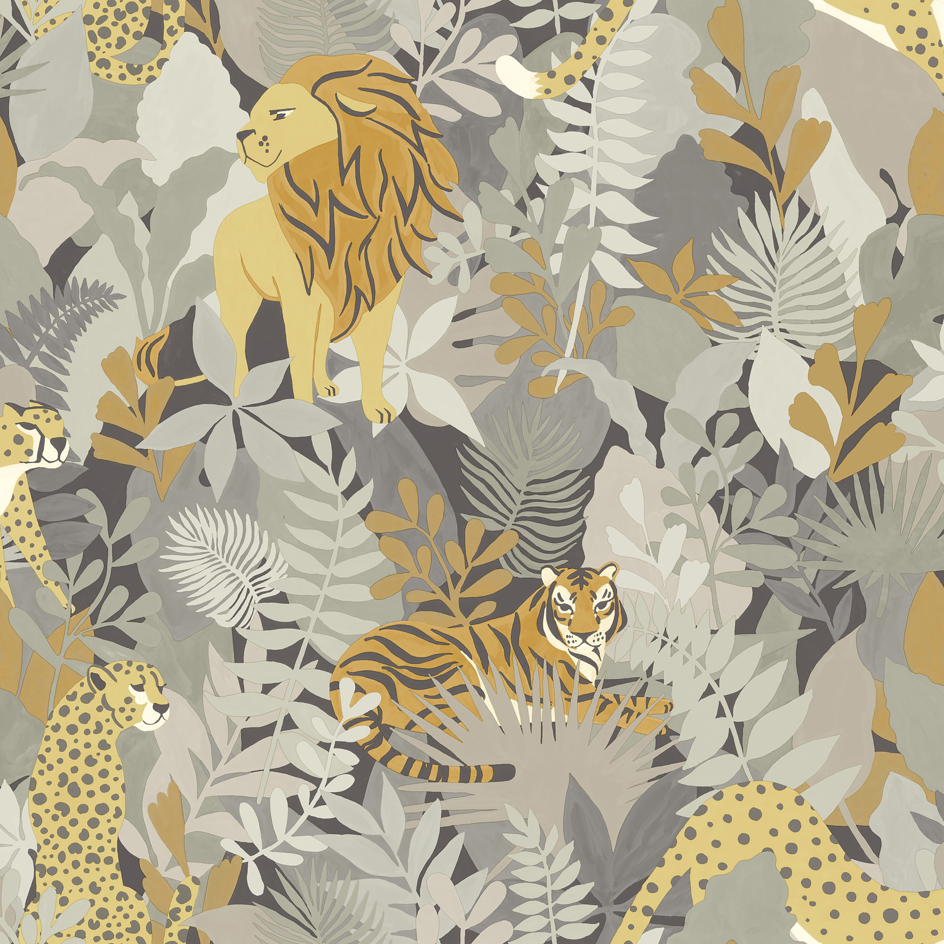Image of Holden Decor Animal Kingdom Neutral Wallpaper - 10.05m x 53cm