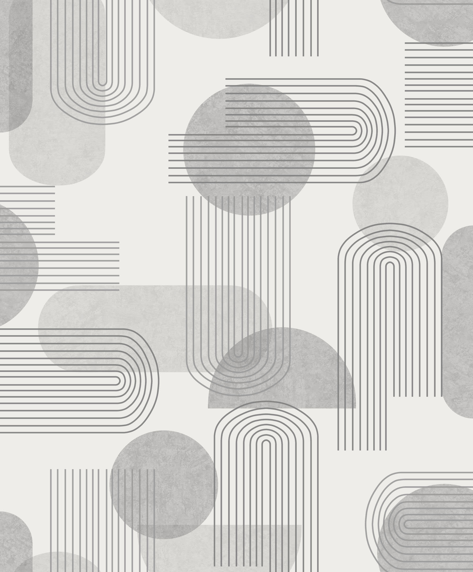 Holden Decor Arch Geo Black/White Wallpaper 10.05m x 53cm Wickes.co.uk