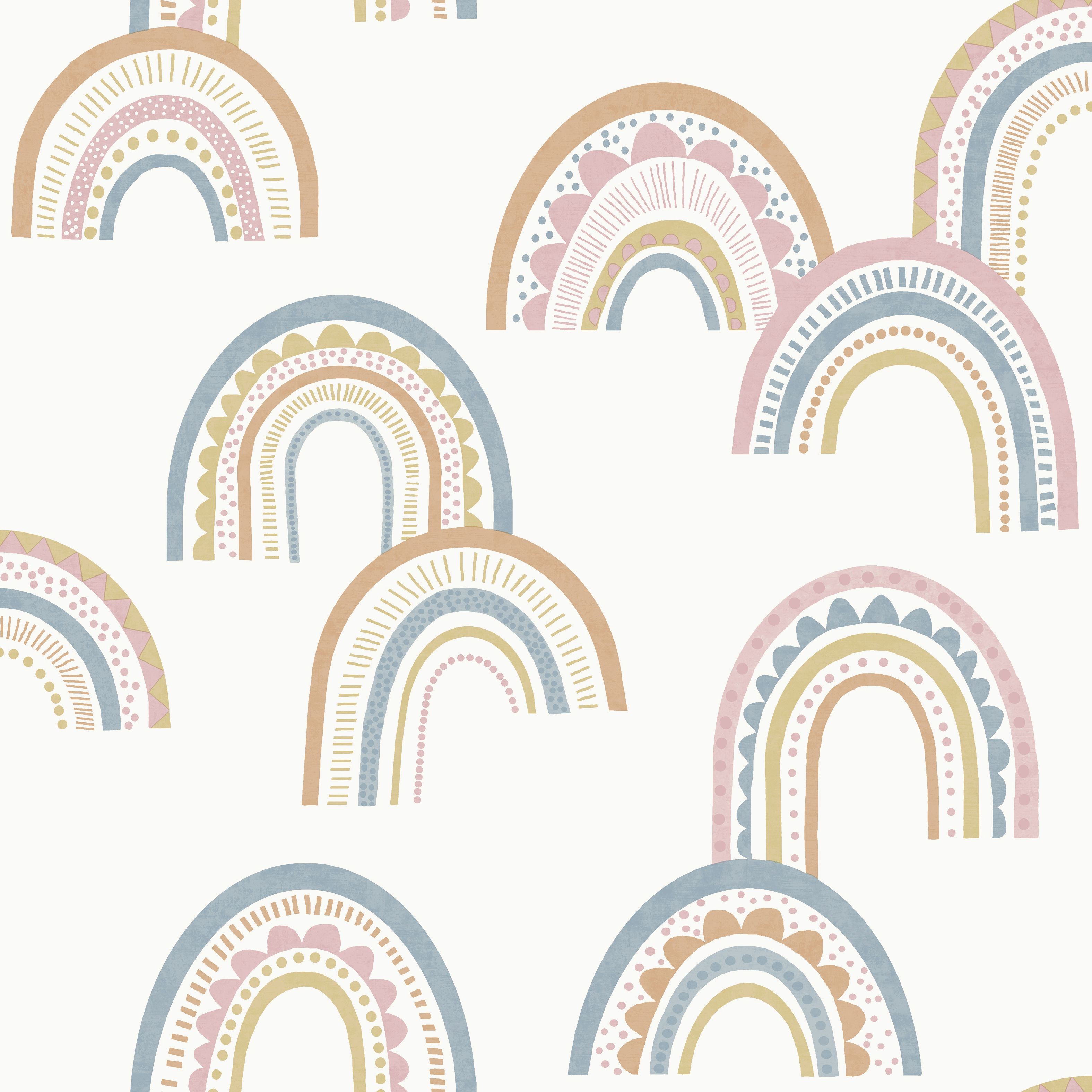 Holden Decor Boho Rainbow Wallpaper - 10.05m x 53cm