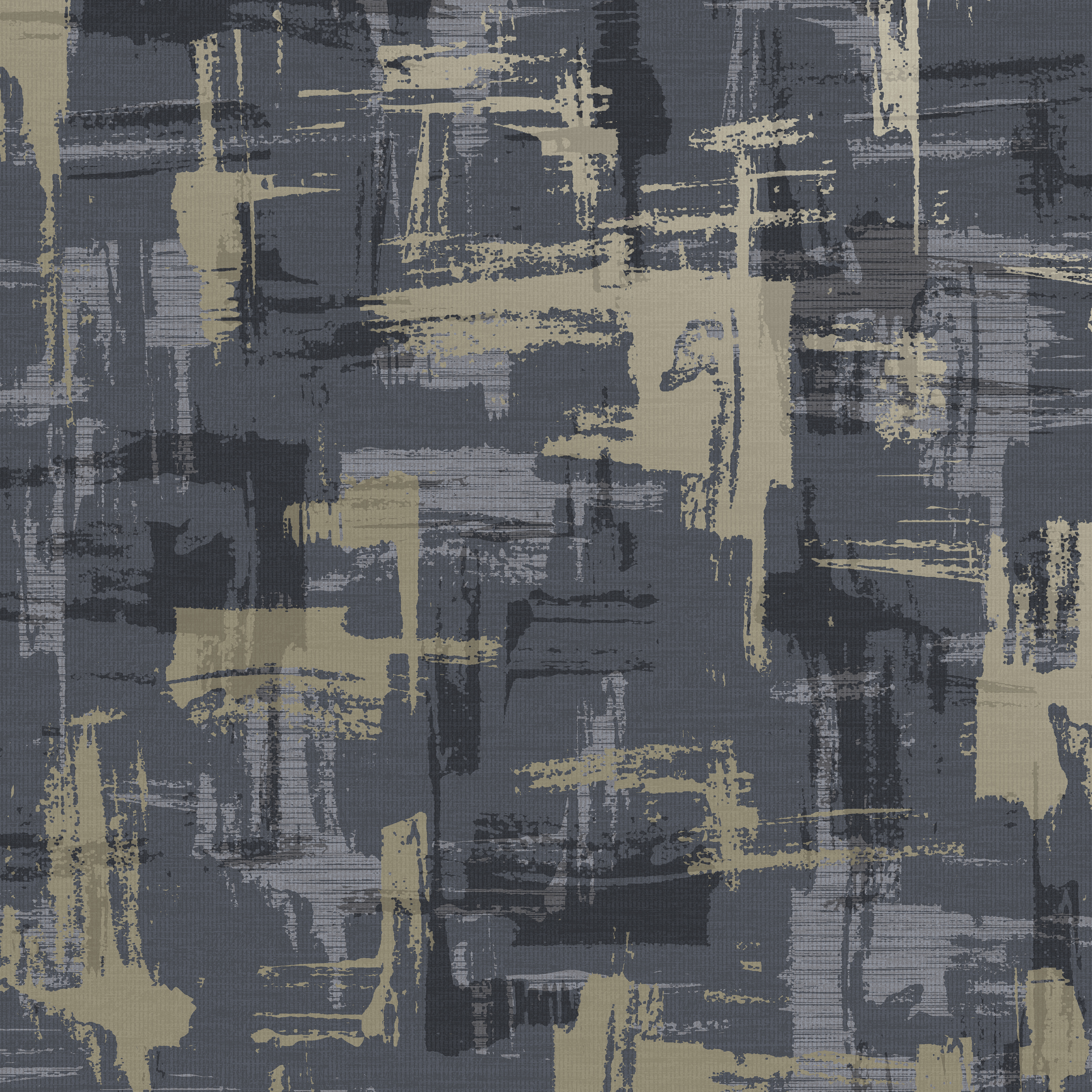 Holden Decor Abstract Geo Navy Wallpaper - 10.05m x 53cm